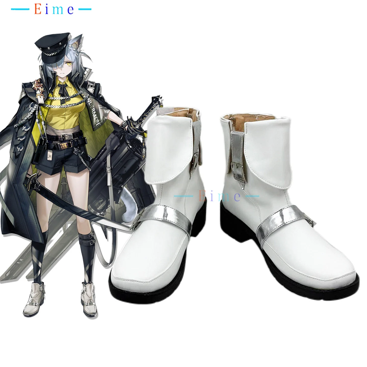 Arknights Delphine Cosplay Shoes Game Cosplay Props White Shoes Halloween Carnival Boots Big Size Custom Made
Arknights Delphine Cosplay Shoes Game Cosplay Props White Shoes Halloween Carnival Boots Big Size Custom Made