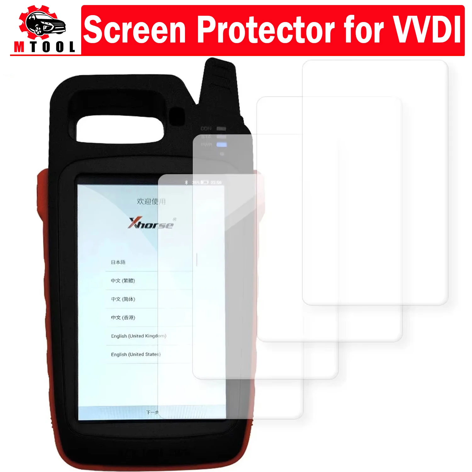 Защитная пленка из закаленного стекла с полным покрытием/нормальная мягкая пленка HD для Xhorse VVDI KEY TOOL MAX Pro VVDI Key Tool Plus Pad
Защитная пленка из закаленного стекла с полным покрытием/нормальная мягкая пленка HD для Xhorse VVDI KEY TOOL MAX Pro VVDI Key Tool Plus Pad