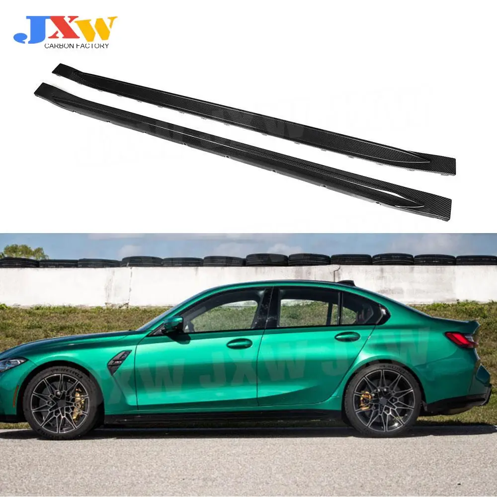 Dry Carbon Fiber Side Skirts Bumper Cover Flaps Apron for BMW 3 Series G80 M3 Sedan 2021+ FRP Car Styling
Dry Carbon Fiber Side Skirts Bumper Cover Flaps Apron for BMW 3 Series G80 M3 Sedan 2021+ FRP Car Styling