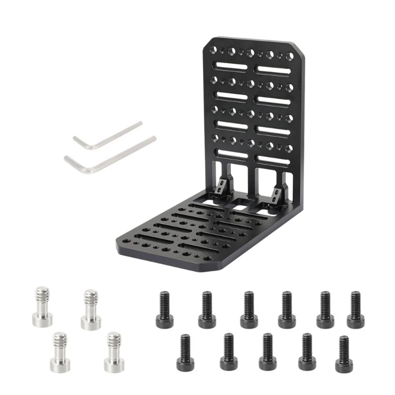 F68B L Type Extension Mounting Platform Cheese Plate With 1/4inch 3/8inch Thread Holes For Camcorder Dovetail Plate
F68B L Type Extension Mounting Platform Cheese Plate With 1/4inch 3/8inch Thread Holes For Camcorder Dovetail Plate
