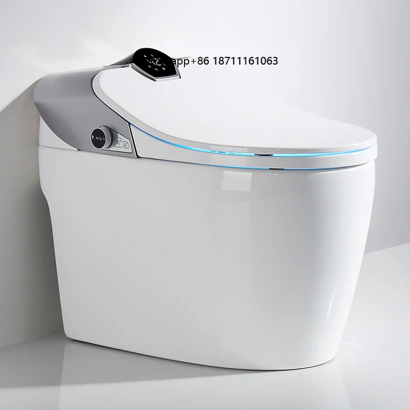 Water Closet No Water Pressure Modern Design Grey Smart Toilet Automatic Ceramic One Piece Sanitary Ware Intelligent Wc Toilet
Water Closet No Water Pressure Modern Design Grey Smart Toilet Automatic Ceramic One Piece Sanitary Ware Intelligent Wc Toilet