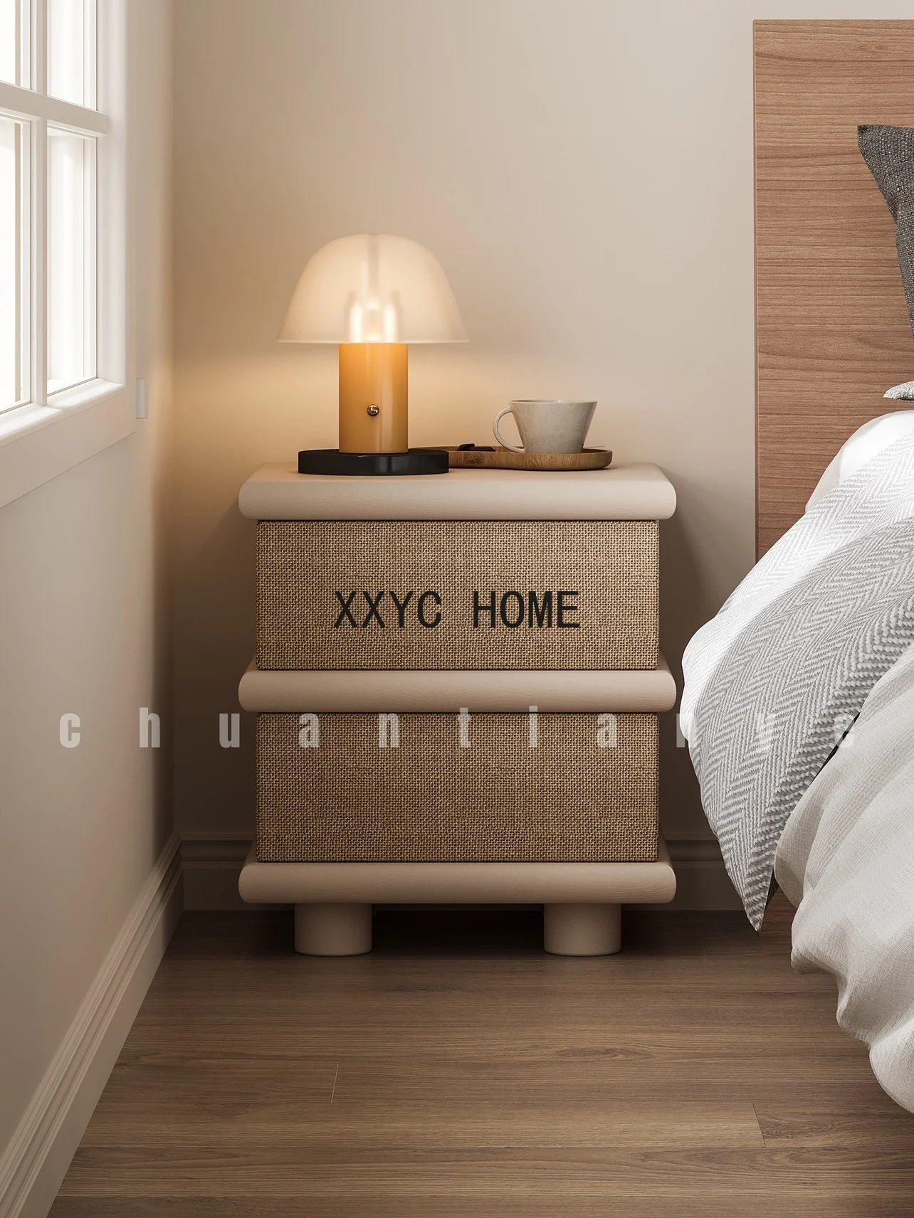 Double Wall Cute Bedroom Bedside Table Cream Style Side Cabinet Storage Organizer
Double Wall Cute Bedroom Bedside Table Cream Style Side Cabinet Storage Organizer