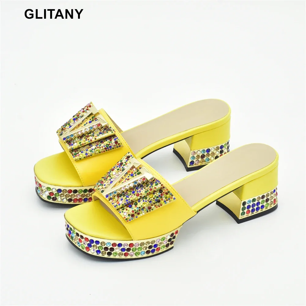 New Arrival Summer High Heeled Shoes for Women Italian Women Wedding Shoes Decorated with Rhinestone Slip on Pumps for Women
New Arrival Summer High Heeled Shoes for Women Italian Women Wedding Shoes Decorated with Rhinestone Slip on Pumps for Women