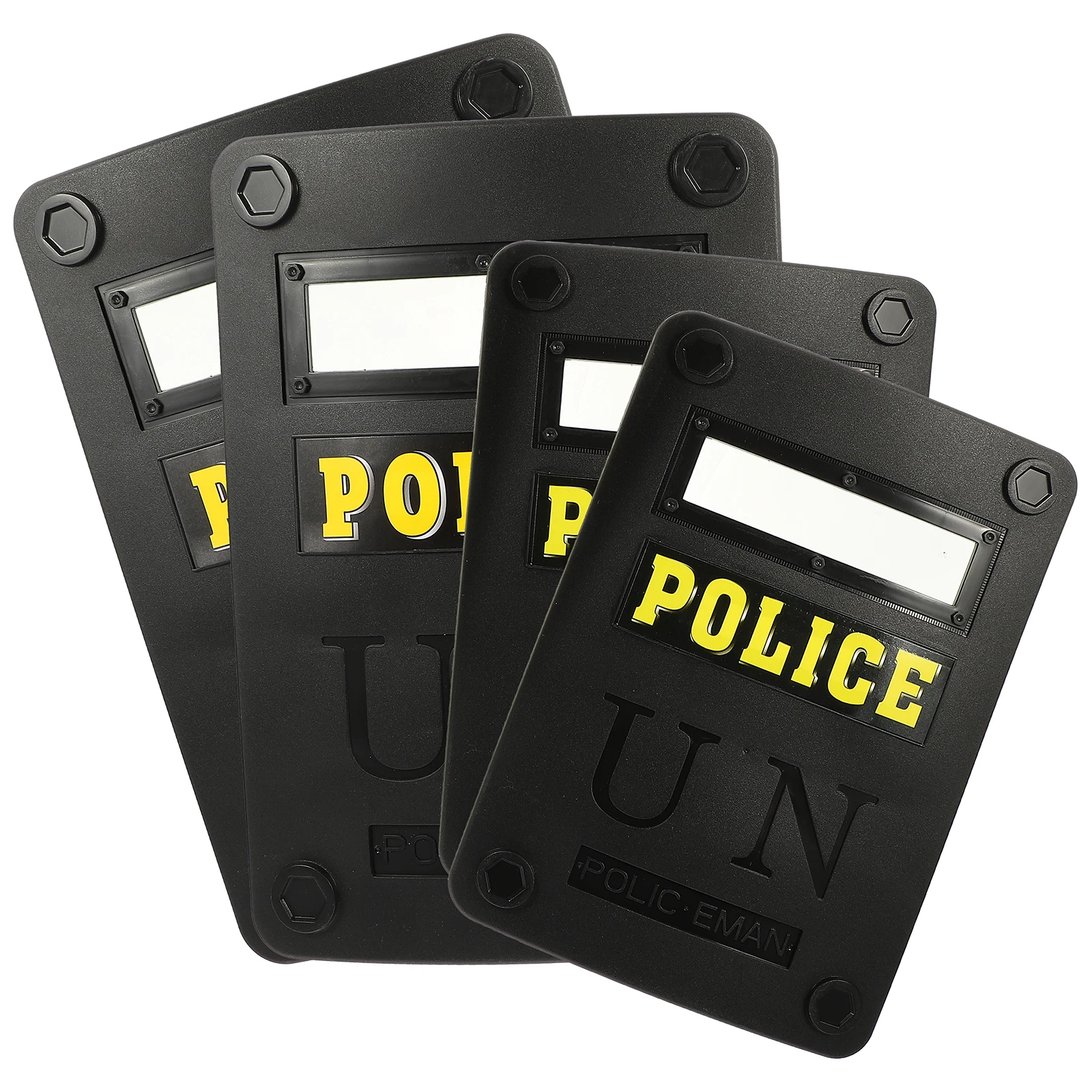 4pcs Toys Kids Accessories Policeman Role Playing Toy Durable Plastic Stage Props Shield Toy Halloween Cosplay Tool
4pcs Toys Kids Accessories Policeman Role Playing Toy Durable Plastic Stage Props Shield Toy Halloween Cosplay Tool