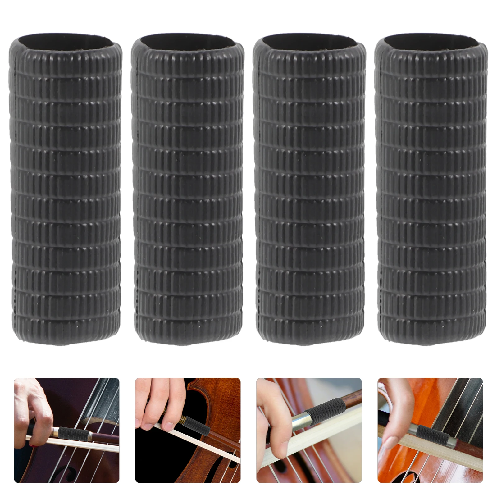 Rubber Violin Bow Accessories Durable Parts Easy Maintenance Practical Use Musical Instruments Supply Replacement Gripper Holder
Rubber Violin Bow Accessories Durable Parts Easy Maintenance Practical Use Musical Instruments Supply Replacement Gripper Holder