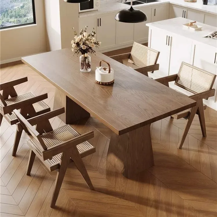 HYS log solid wood dining table minimalist high-end ash wood rectangular eating table home Scandinavian modern large board table
HYS log solid wood dining table minimalist high-end ash wood rectangular eating table home Scandinavian modern large board table