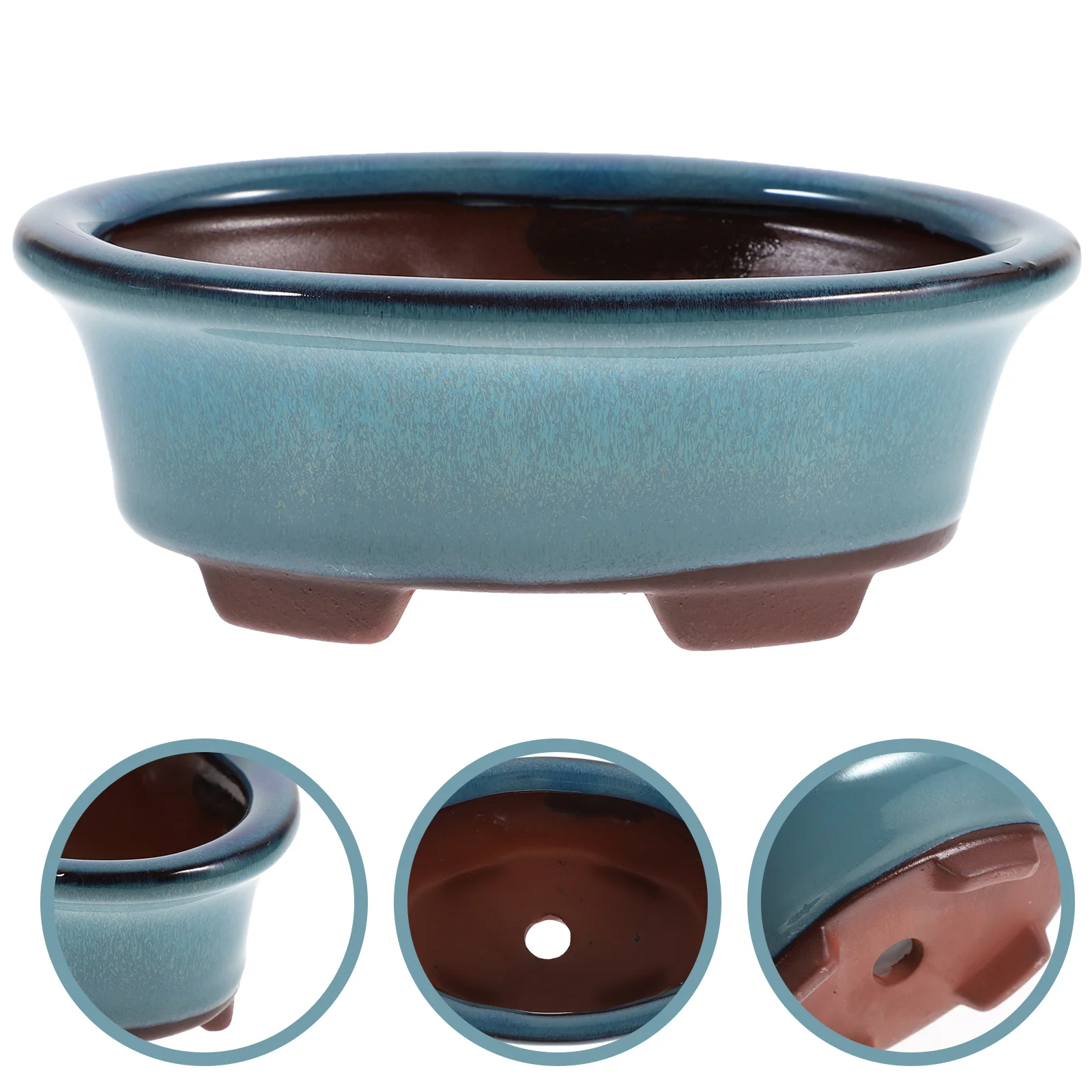 Ceramic Purple Sand Flowerpot Glazed Bonsai Pots Plants Planting Container Cactus Planter
Ceramic Purple Sand Flowerpot Glazed Bonsai Pots Plants Planting Container Cactus Planter