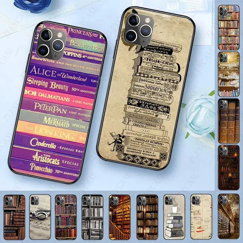 Library Books card Phone cover For iphone 15PRO 12PRO 13PRO 14PLUS 11pro max SE x xr xsmax 12mini 13mini 15PLUS 7 8 cases Coque
Library Books card Phone cover For iphone 15PRO 12PRO 13PRO 14PLUS 11pro max SE x xr xsmax 12mini 13mini 15PLUS 7 8 cases Coque