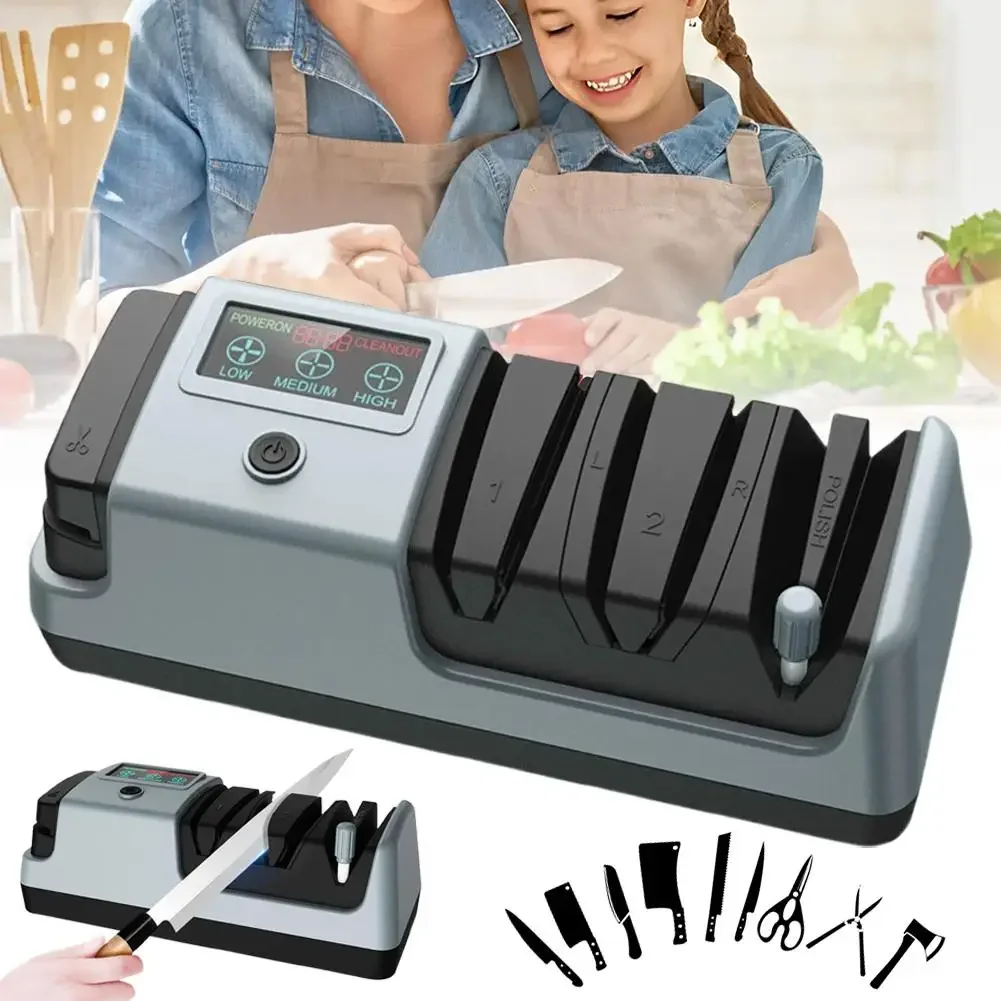 Multi-Functional Electric Knife Sharpener for Blunt Knife Ceramic Scissors Axe Whetstone Chef Sharpener Renovating Tool
Multi-Functional Electric Knife Sharpener for Blunt Knife Ceramic Scissors Axe Whetstone Chef Sharpener Renovating Tool