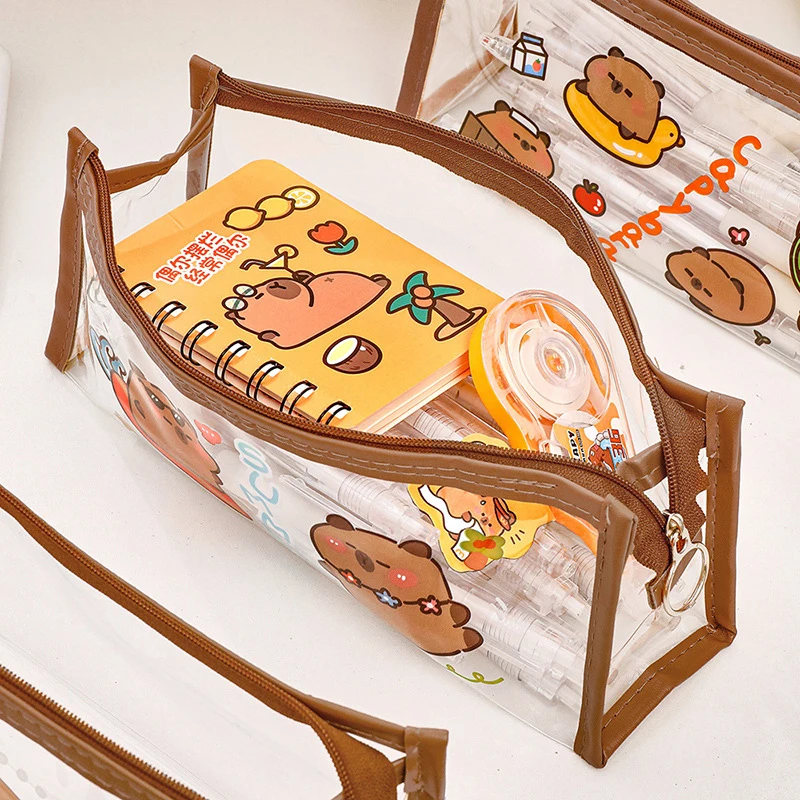 Creative Capybara Transparent Pencil Case Cartoon Cute Pen Bag Large Capacity Kawaii Storage Bag School Supplies Kids Gifts
Creative Capybara Transparent Pencil Case Cartoon Cute Pen Bag Large Capacity Kawaii Storage Bag School Supplies Kids Gifts