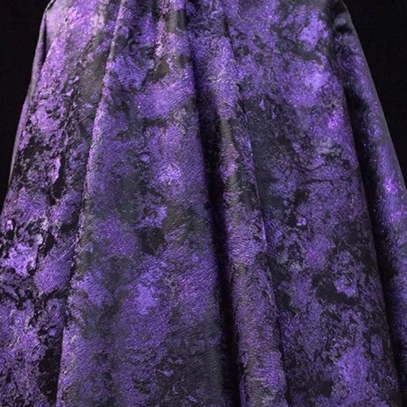 Purple Luster Metal Jacquard Ombre Fabric Handmade DIY Elegant Embroidery Chinese Style Retro Fashion Designer Craft Material
Purple Luster Metal Jacquard Ombre Fabric Handmade DIY Elegant Embroidery Chinese Style Retro Fashion Designer Craft Material