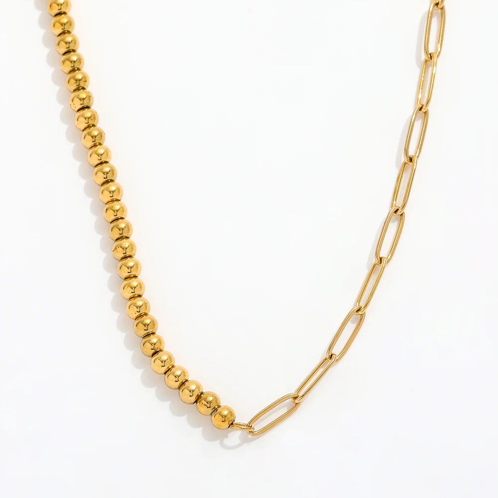 Joolim Jewelry Tarnish Free High End PVD Versatile Simple Pin Link Beads Pave Sweater Chain Stainless Steel Necklace for Women
Joolim Jewelry Tarnish Free High End PVD Versatile Simple Pin Link Beads Pave Sweater Chain Stainless Steel Necklace for Women