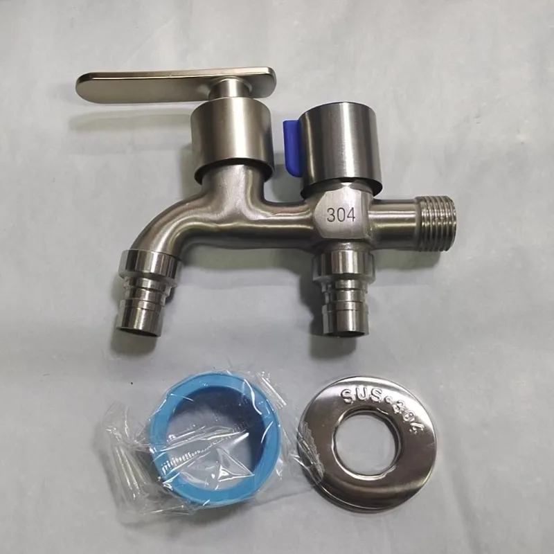 Quick-draw Faucet for Washing Machine, with Two Inlets and Two Outlets, for Household Use.
Quick-draw Faucet for Washing Machine, with Two Inlets and Two Outlets, for Household Use.