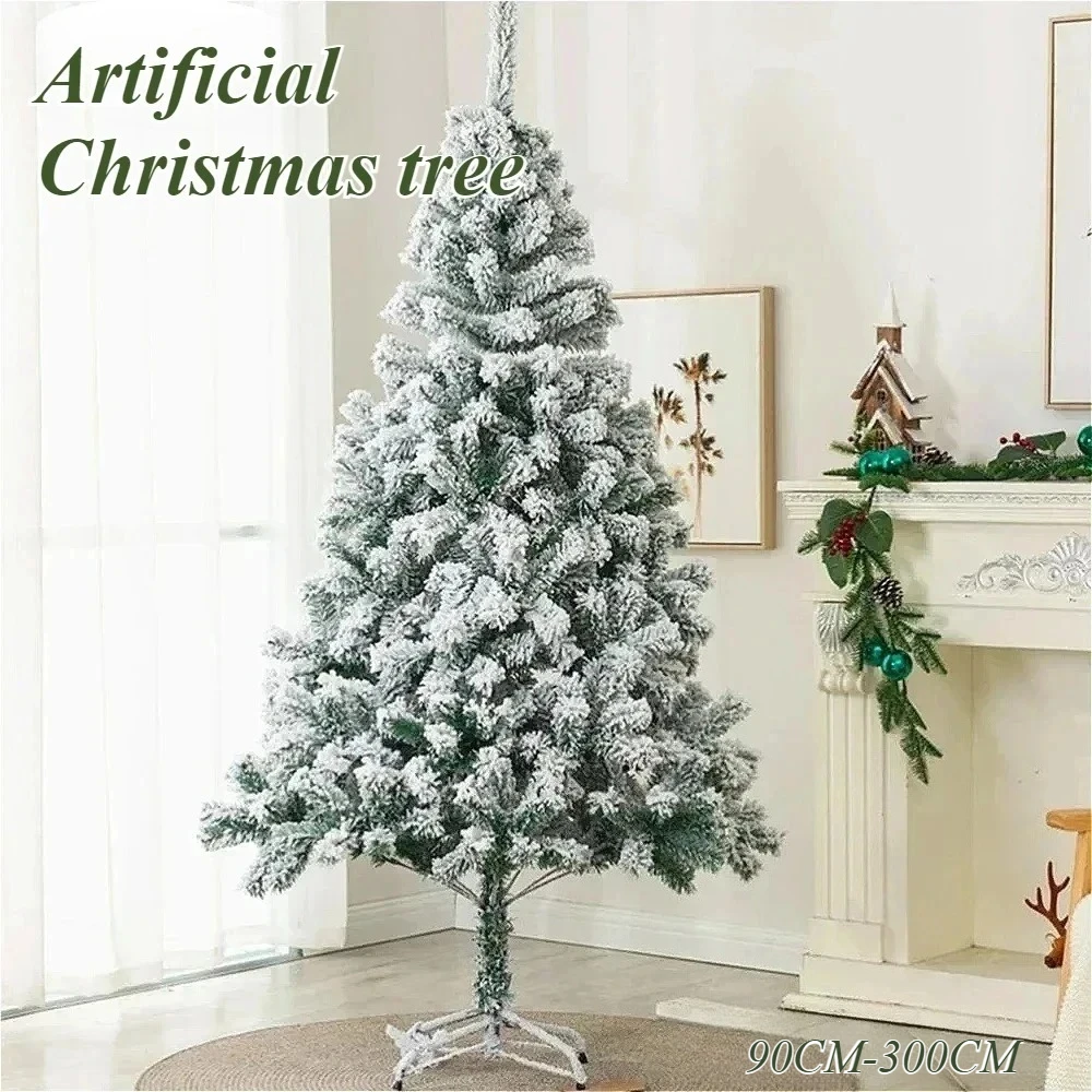 Artificial Christmas Tree Encryption PVC White Snowflake Plush Christmas Tree 0.9m To 3m Christmas Atmosphere Party Decoration
Artificial Christmas Tree Encryption PVC White Snowflake Plush Christmas Tree 0.9m To 3m Christmas Atmosphere Party Decoration