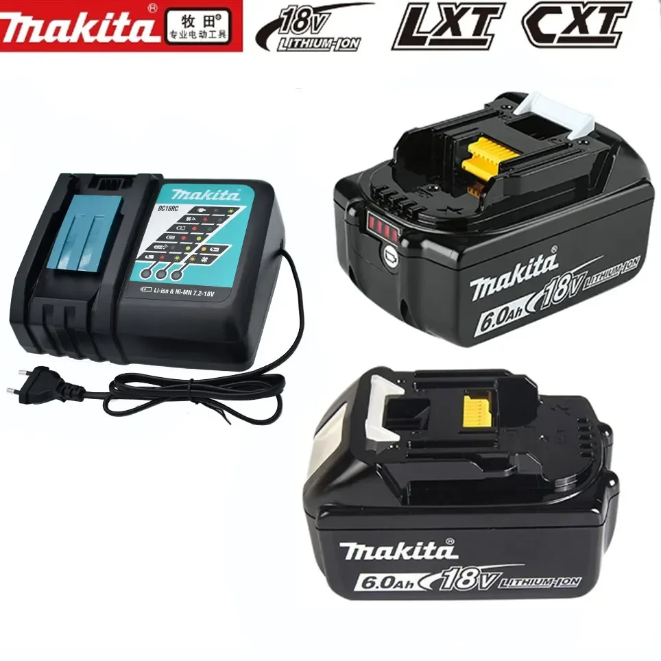 Makita 18V Battery 6000mAh Rechargeable Power Tools Battery 18V makita with LED Li-ion Replacement LXT BL1860B BL1860 BL1850
Makita 18V Battery 6000mAh Rechargeable Power Tools Battery 18V makita with LED Li-ion Replacement LXT BL1860B BL1860 BL1850