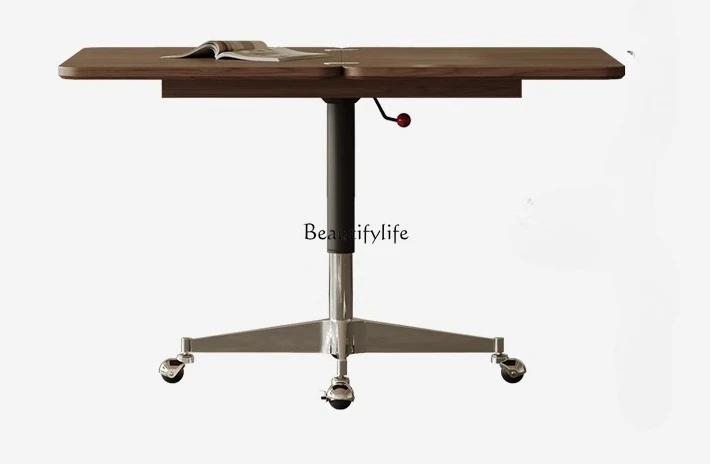 Medieval black walnut moving side few small apartment lifting folding coffee table dining table dual-purpose
Medieval black walnut moving side few small apartment lifting folding coffee table dining table dual-purpose