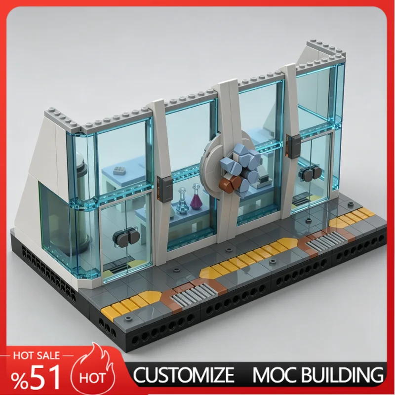 469PCS Biosciences Laboratory MOC Modern Scene Building Blocks Model Creative DIY Assembly Educational Toy Birthday Popular Gift
469PCS Biosciences Laboratory MOC Modern Scene Building Blocks Model Creative DIY Assembly Educational Toy Birthday Popular Gift