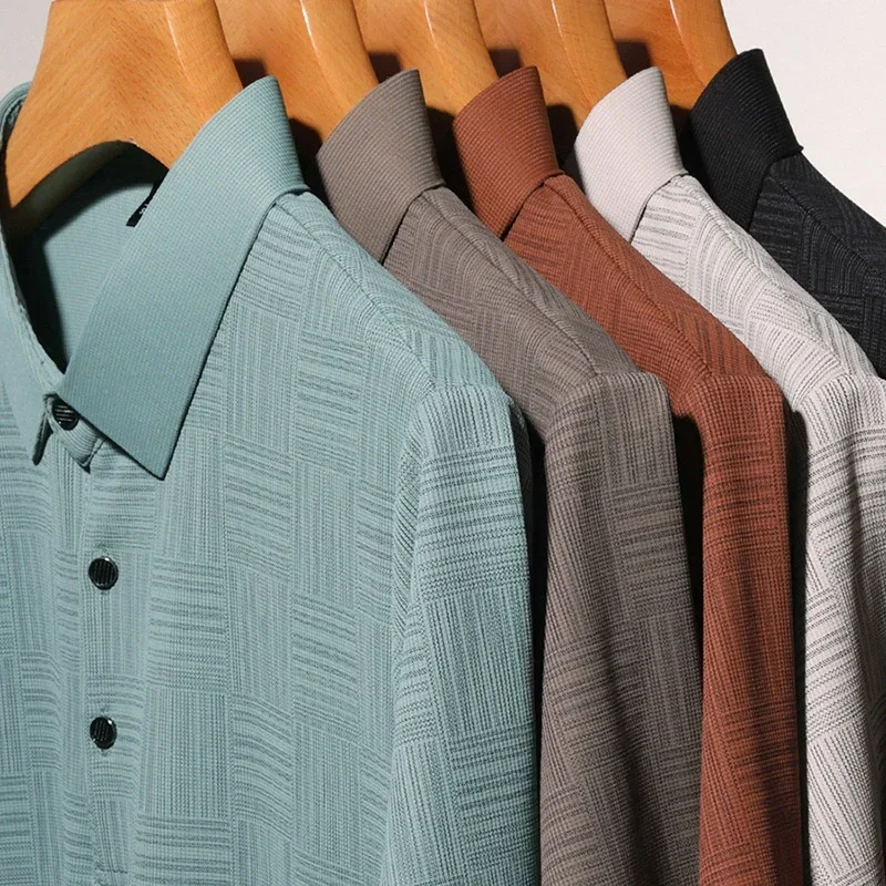 2025 Men's New Printed Business Casual Short sleeved POLO Shirt Fashion Short sleeved Comfortable and Breathable Top
2025 Men's New Printed Business Casual Short sleeved POLO Shirt Fashion Short sleeved Comfortable and Breathable Top