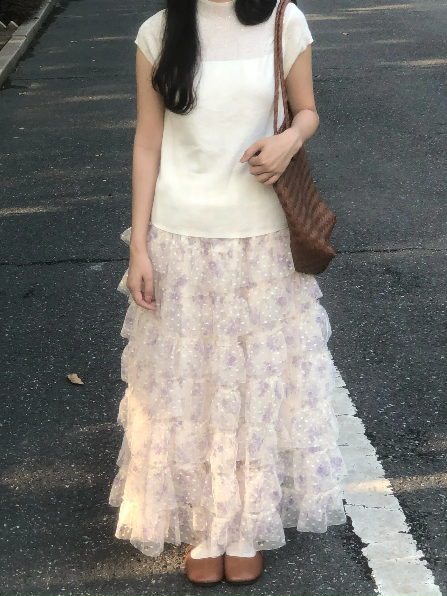 Five Happiness Floral Mist Layered Sweet High Waist A-Line Skirt Women Spring Summer Seasonal Aesthetic Long Skirt
Five Happiness Floral Mist Layered Sweet High Waist A-Line Skirt Women Spring Summer Seasonal Aesthetic Long Skirt