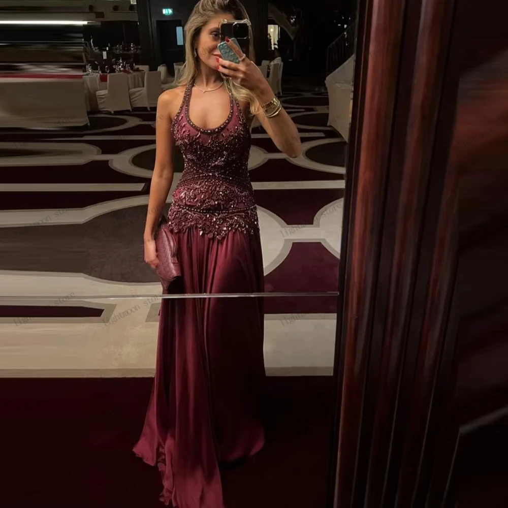 Vintage Women's Formal Evening Gown Exquisite Prom Dress Lace Appliques Sleeveless Customized Vestidos De Fiesta Elegantes 2026
Vintage Women's Formal Evening Gown Exquisite Prom Dress Lace Appliques Sleeveless Customized Vestidos De Fiesta Elegantes 2026