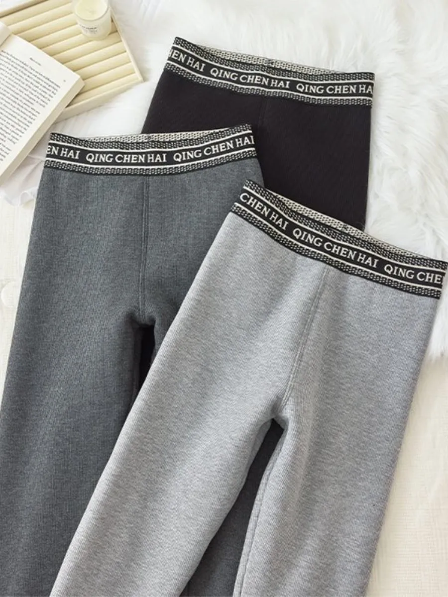 Women's Slim Fit Fleece Lined Leggings Thin Nine Point Pants Pure Color Tight Multi Set Spring Autumn Winter Outerwear
Women's Slim Fit Fleece Lined Leggings Thin Nine Point Pants Pure Color Tight Multi Set Spring Autumn Winter Outerwear