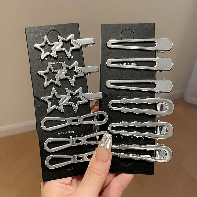 3Pcs Silver Metal Duckbill Clip Women Hair Clips Side Bangs Female Ladies Barrettes Hair Accessories
3Pcs Silver Metal Duckbill Clip Women Hair Clips Side Bangs Female Ladies Barrettes Hair Accessories