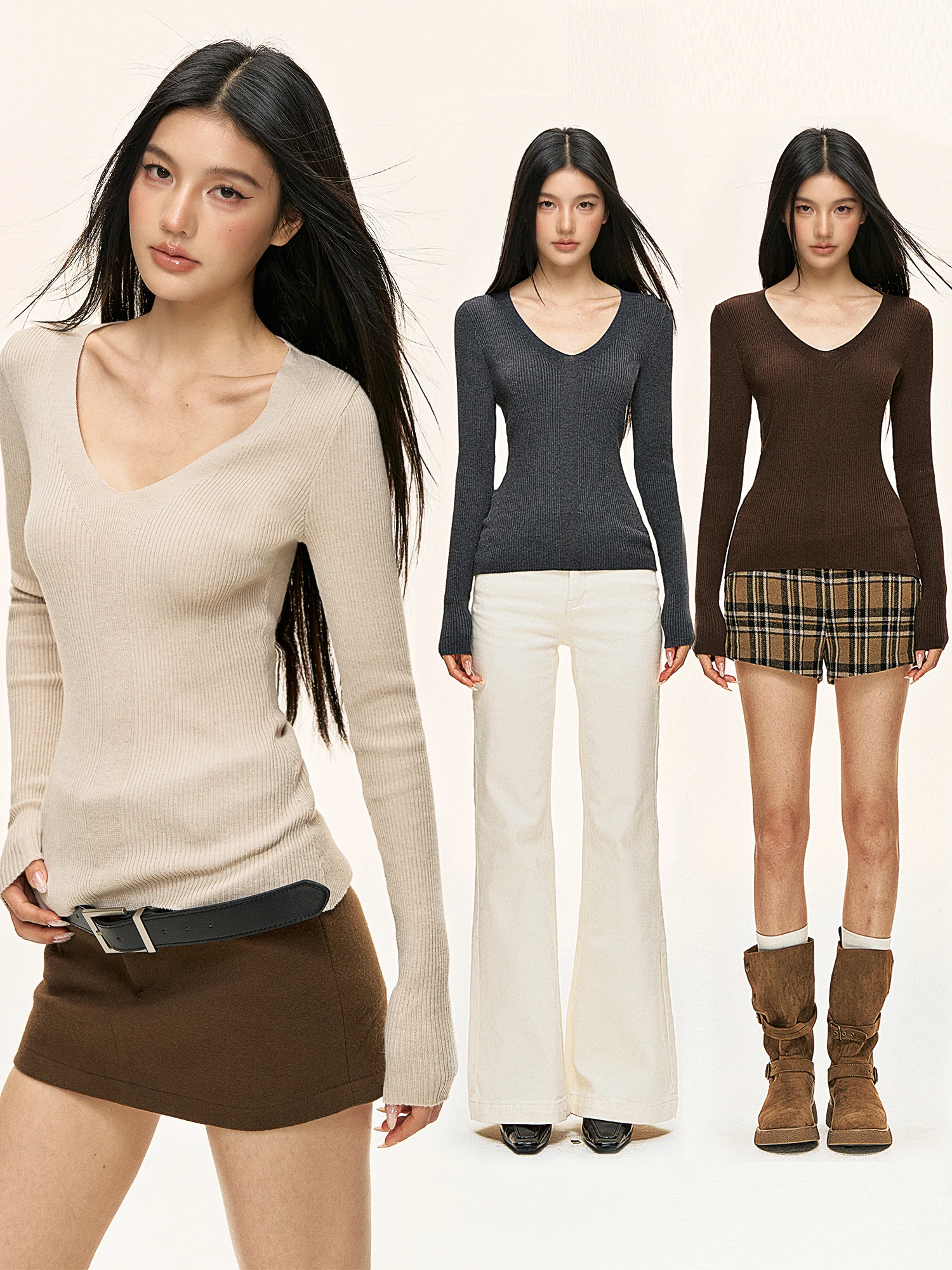 0PASSION женская трикотажная шерстяная одежда с v-образным вырезом Long Sve Base irt Slim Fit, повседневная внутренняя одежда на осень-зиму
0PASSION женская трикотажная шерстяная одежда с v-образным вырезом Long Sve Base irt Slim Fit, повседневная внутренняя одежда на осень-зиму