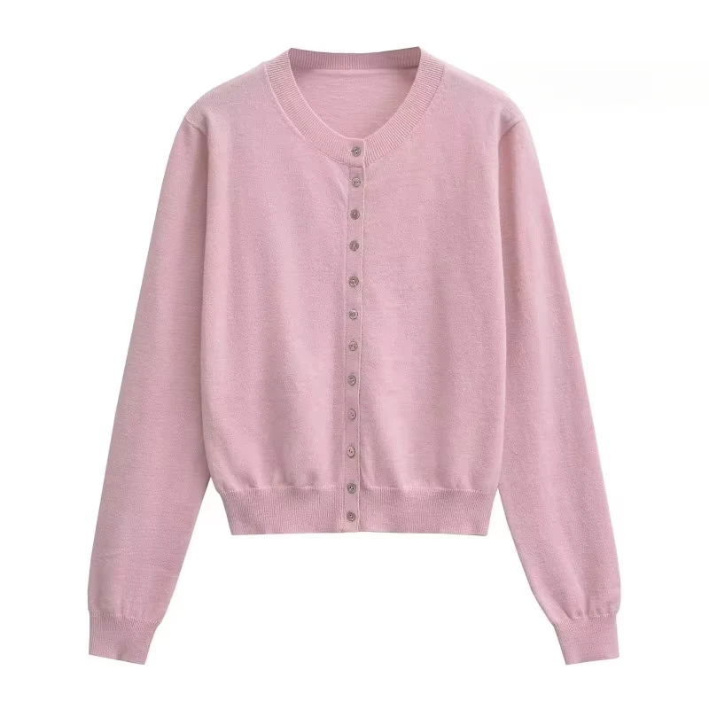 Knit Cardigan Solid Basic Long Sleeve Cardigans Women's Autumn Sweater Fall Fashion Minimalist O-neck Cardigans
Knit Cardigan Solid Basic Long Sleeve Cardigans Women's Autumn Sweater Fall Fashion Minimalist O-neck Cardigans