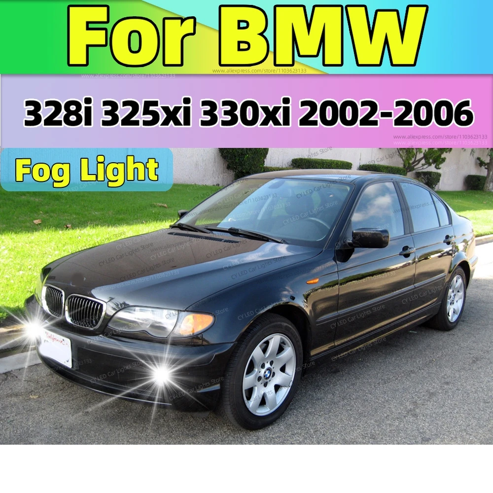 LED Fog Lamp Car Fog Light Front Bulb 20000LM 6000K Ultra Bright For BMW 328i 325xi 330xi 2002 2003 2004 2005 2006
LED Fog Lamp Car Fog Light Front Bulb 20000LM 6000K Ultra Bright For BMW 328i 325xi 330xi 2002 2003 2004 2005 2006