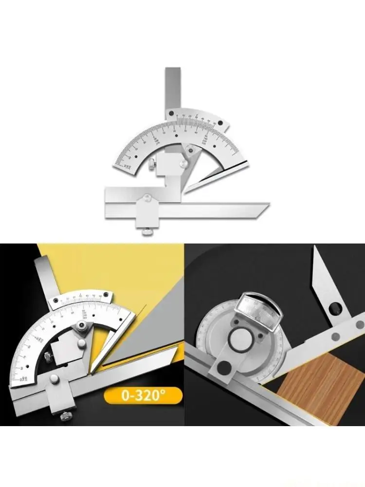 A2BE Universal Bevel-Protcractor 0-320/360 градусов точного углу измерения измерения измерения внутренних и внешних частей-
A2BE Universal Bevel-Protcractor 0-320/360 градусов точного углу измерения измерения измерения внутренних и внешних частей-