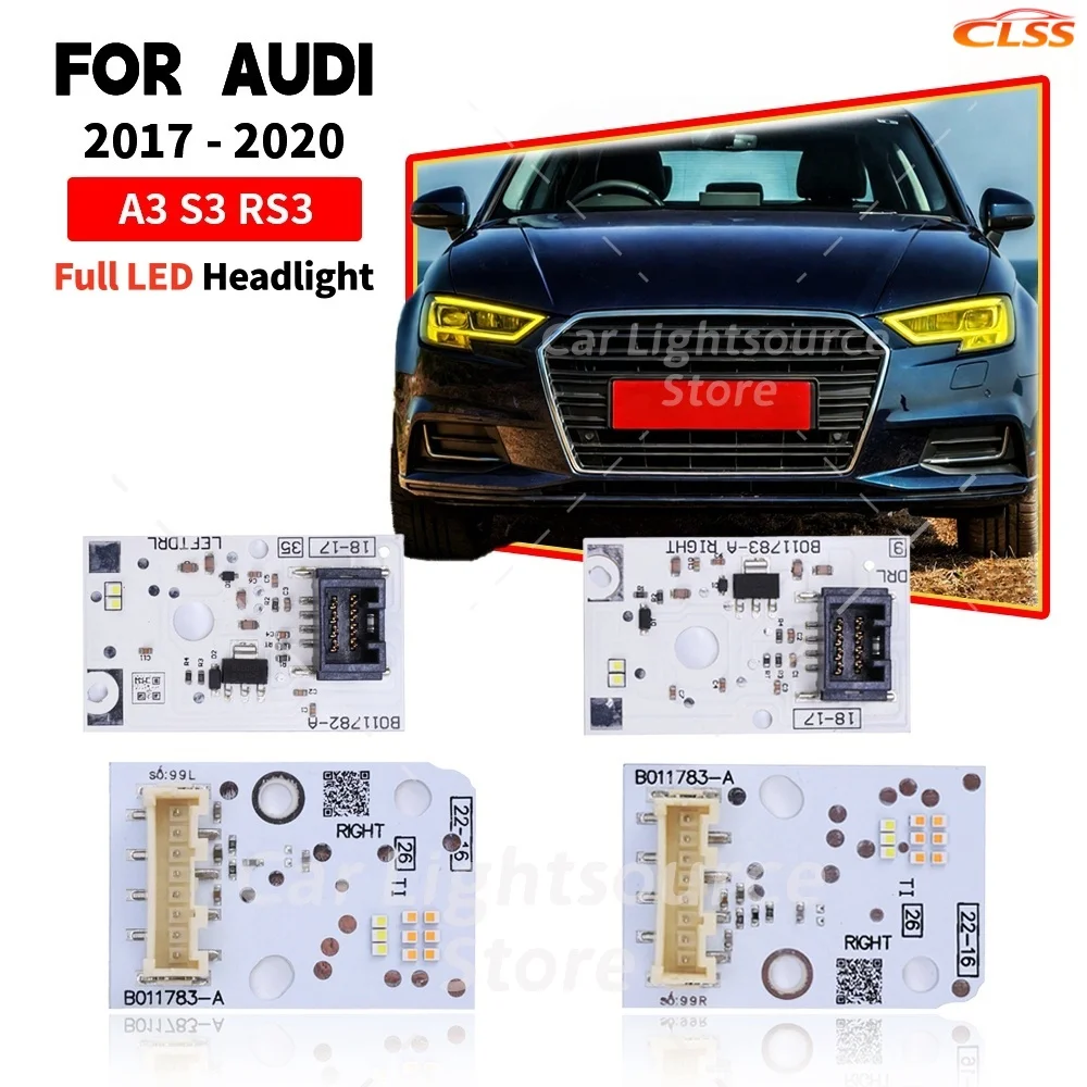 Желто-сине-красная светодиодная плата DRL Angel Eye для Audi A3 RS3 S3 2017-20, модуль дневных ходовых огней 8V0998473A 8V0998474A
Желто-сине-красная светодиодная плата DRL Angel Eye для Audi A3 RS3 S3 2017-20, модуль дневных ходовых огней 8V0998473A 8V0998474A