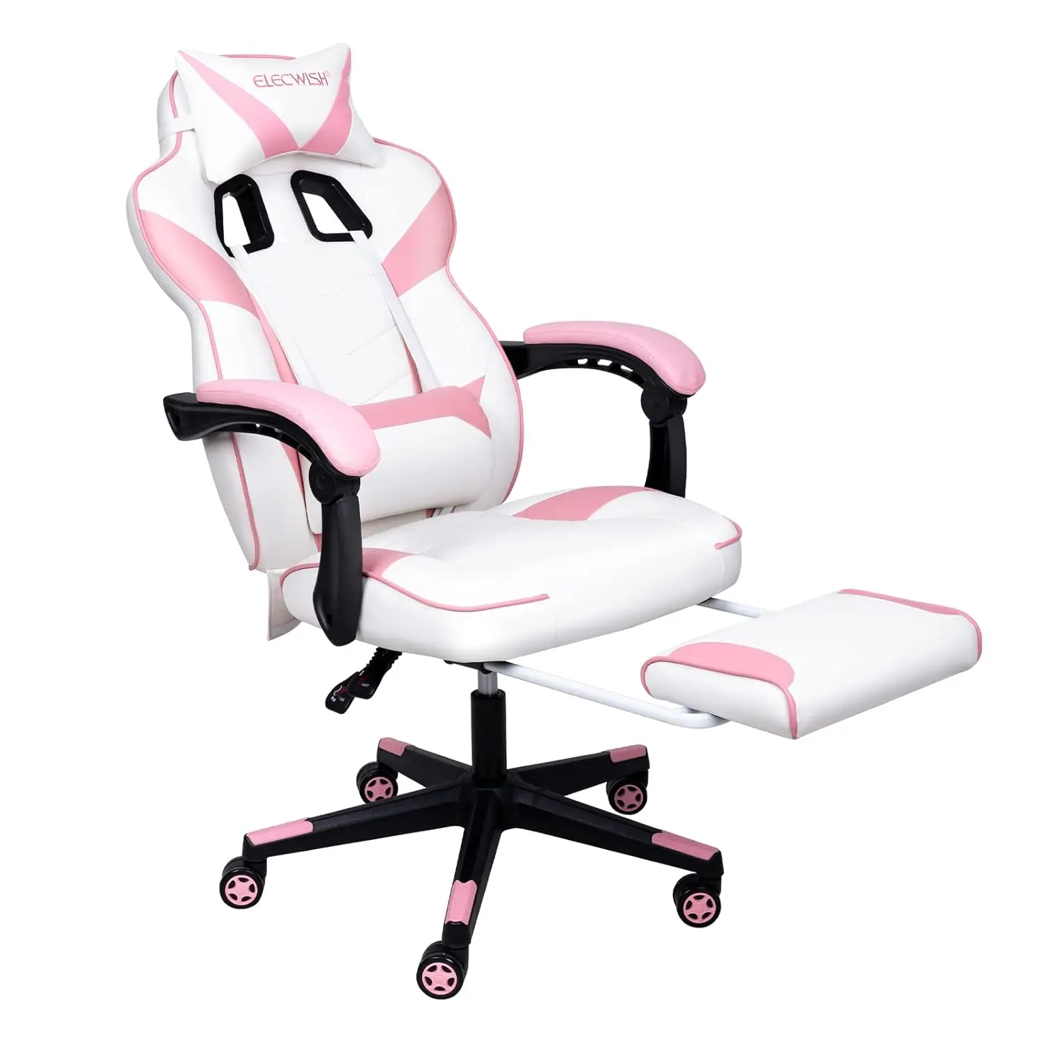 Pink Cute Gaming Chair for Girl Ergonomic Desk Racing Office Adjustable High Back Game Swivel Leather Chair, Customized
Pink Cute Gaming Chair for Girl Ergonomic Desk Racing Office Adjustable High Back Game Swivel Leather Chair, Customized