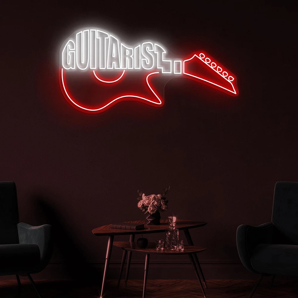 Guitarist Neon Sign for Guitar Room Bar Party Wall Decor Night Lights Lamp Customized Music Studio Decoration LED Neon Light
Guitarist Neon Sign for Guitar Room Bar Party Wall Decor Night Lights Lamp Customized Music Studio Decoration LED Neon Light