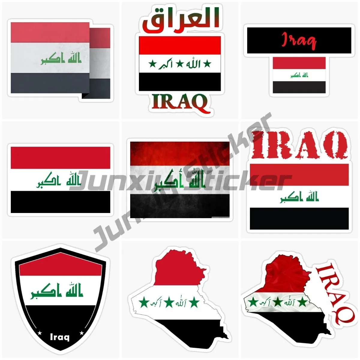 Iraq Flag Map Car Sticker Vinyl Self-adhesive Waterproof Motorcycle Helmet Computer Bicycle Decoration Sticker Decal 
Iraq Flag Map Car Sticker Vinyl Self-adhesive Waterproof Motorcycle Helmet Computer Bicycle Decoration Sticker Decal