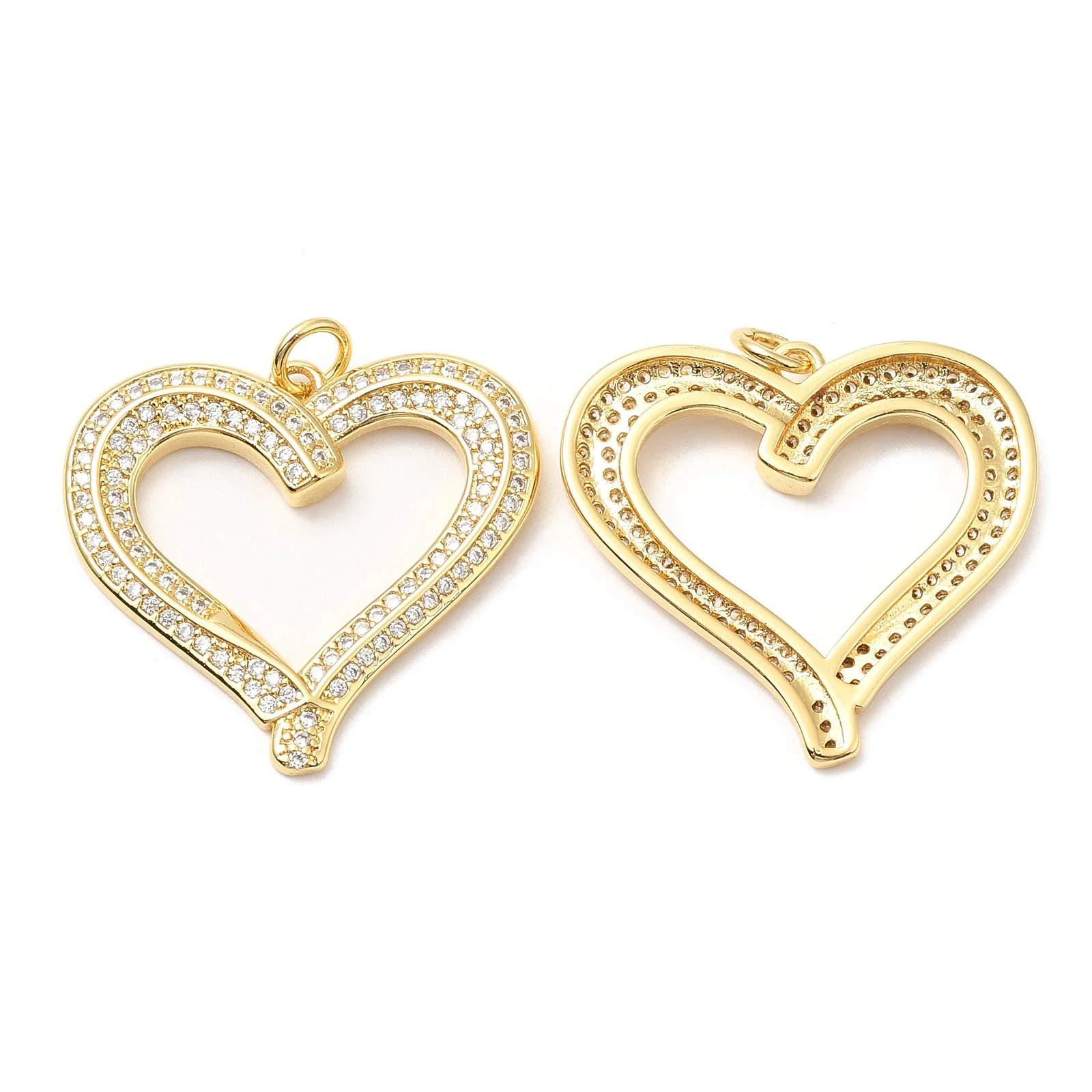 5pcs Open Hollow Heart Charms Brass Micro Pave Cubic Zirconia Pendants with Jump Ring For Necklace Bracelet Jewelry Making Craft
5pcs Open Hollow Heart Charms Brass Micro Pave Cubic Zirconia Pendants with Jump Ring For Necklace Bracelet Jewelry Making Craft