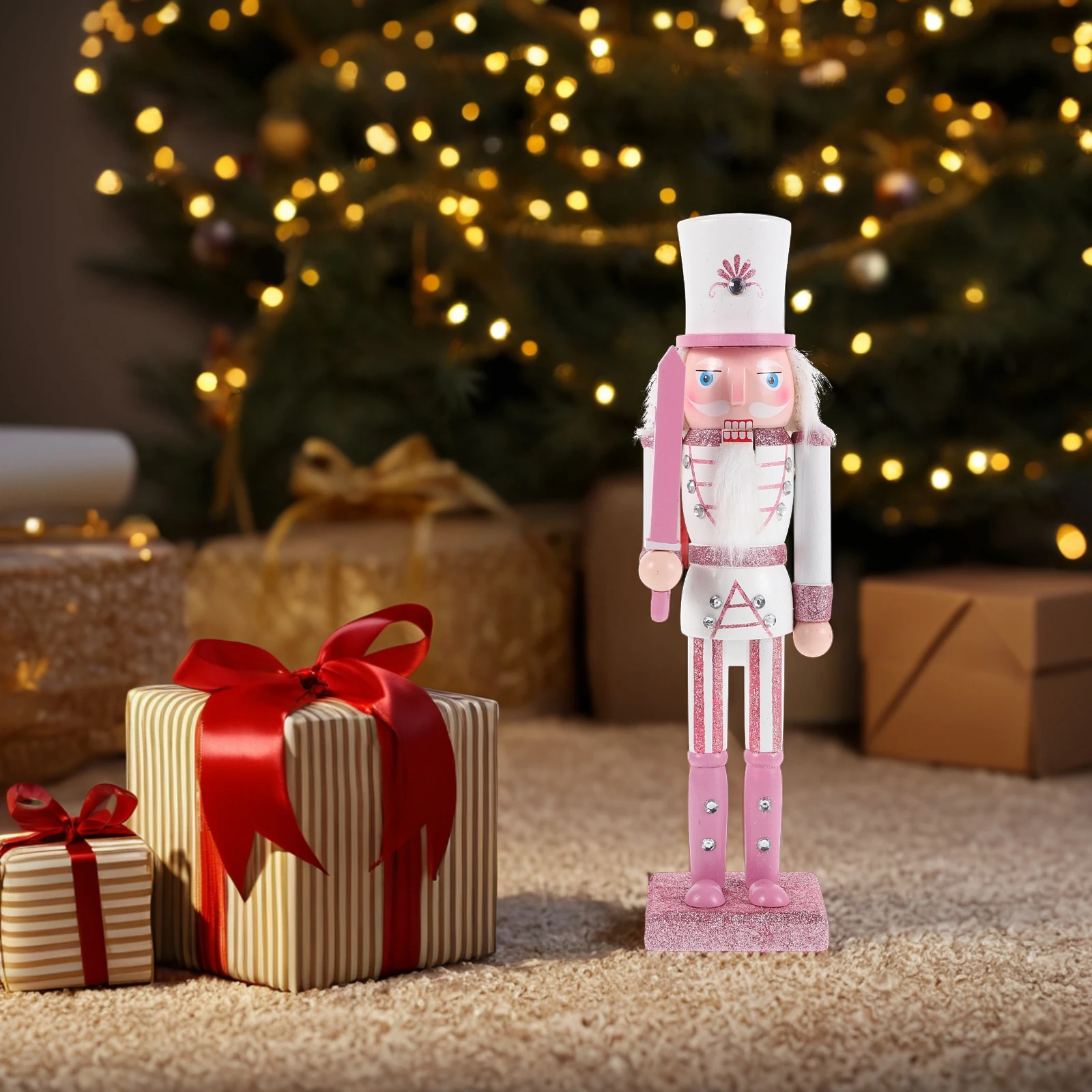 Wooden Nutcracker Christmas nament Desktop Decor Craft Gifts Kids Holiday Xmas Wood Nutcracker Home Accessories
Wooden Nutcracker Christmas nament Desktop Decor Craft Gifts Kids Holiday Xmas Wood Nutcracker Home Accessories