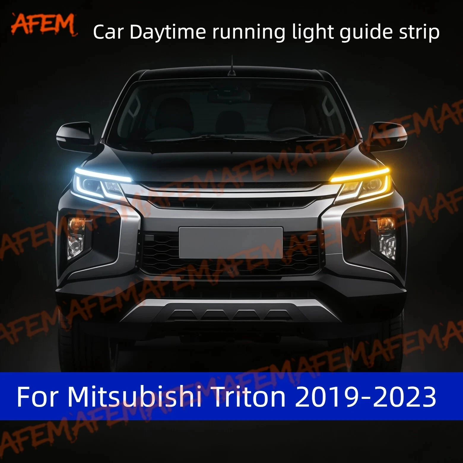 Car DRL Daytime Running Light Start Scan Style Sequential Flowing Turn Signal Light Ultra-Thin LED For Mitsubishi Triton 19-23
Car DRL Daytime Running Light Start Scan Style Sequential Flowing Turn Signal Light Ultra-Thin LED For Mitsubishi Triton 19-23