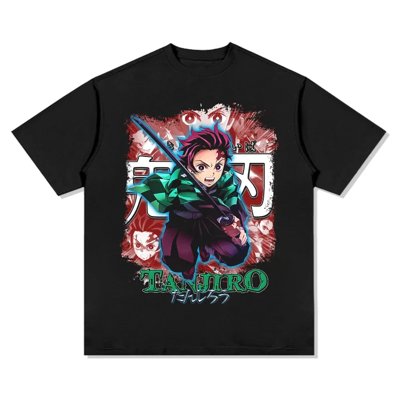 Убийца демонов, японское аниме, футболка из чистого хлопка, летняя мужская и женская футболка для любителей аниме, модная уличная рубашка в стиле ретро
Убийца демонов, японское аниме, футболка из чистого хлопка, летняя мужская и женская футболка для любителей аниме, модная уличная рубашка в стиле ретро