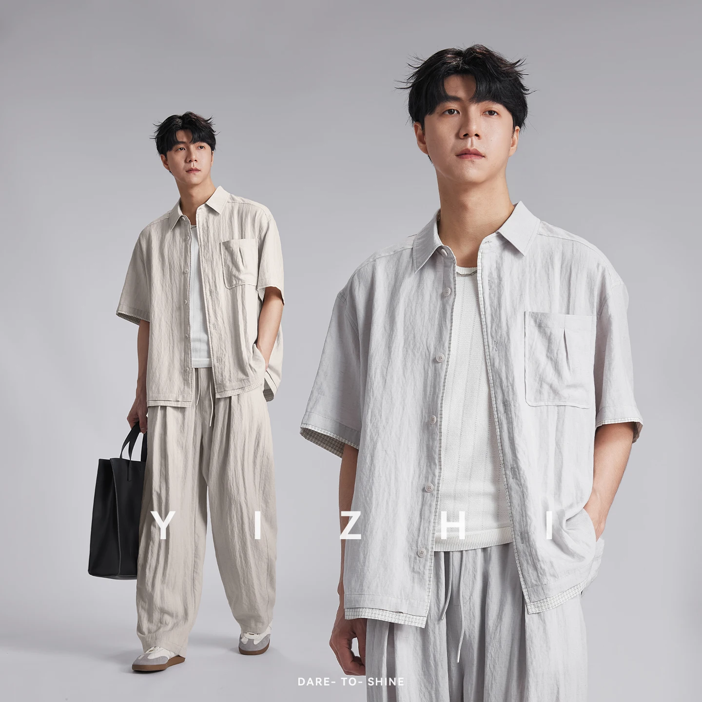 Fashion Men's Lyocell Linen 2-Piece Set 2026 Summer Turn-Down Collar Loose Casual Cool Touch Shirt and Shorts Set
Fashion Men's Lyocell Linen 2-Piece Set 2026 Summer Turn-Down Collar Loose Casual Cool Touch Shirt and Shorts Set