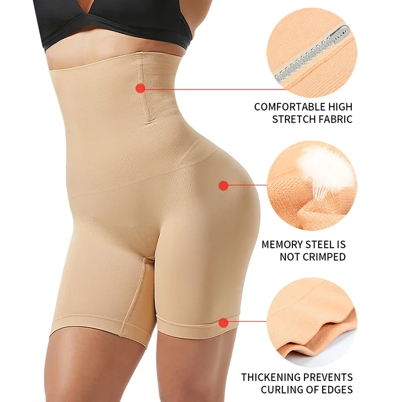 

Shapewear for Women High Waist Trainer Panties Slimming Sheath Tummy Control Hip Butt Lifter Shorts Ladies Mid Thigh Body Shaper