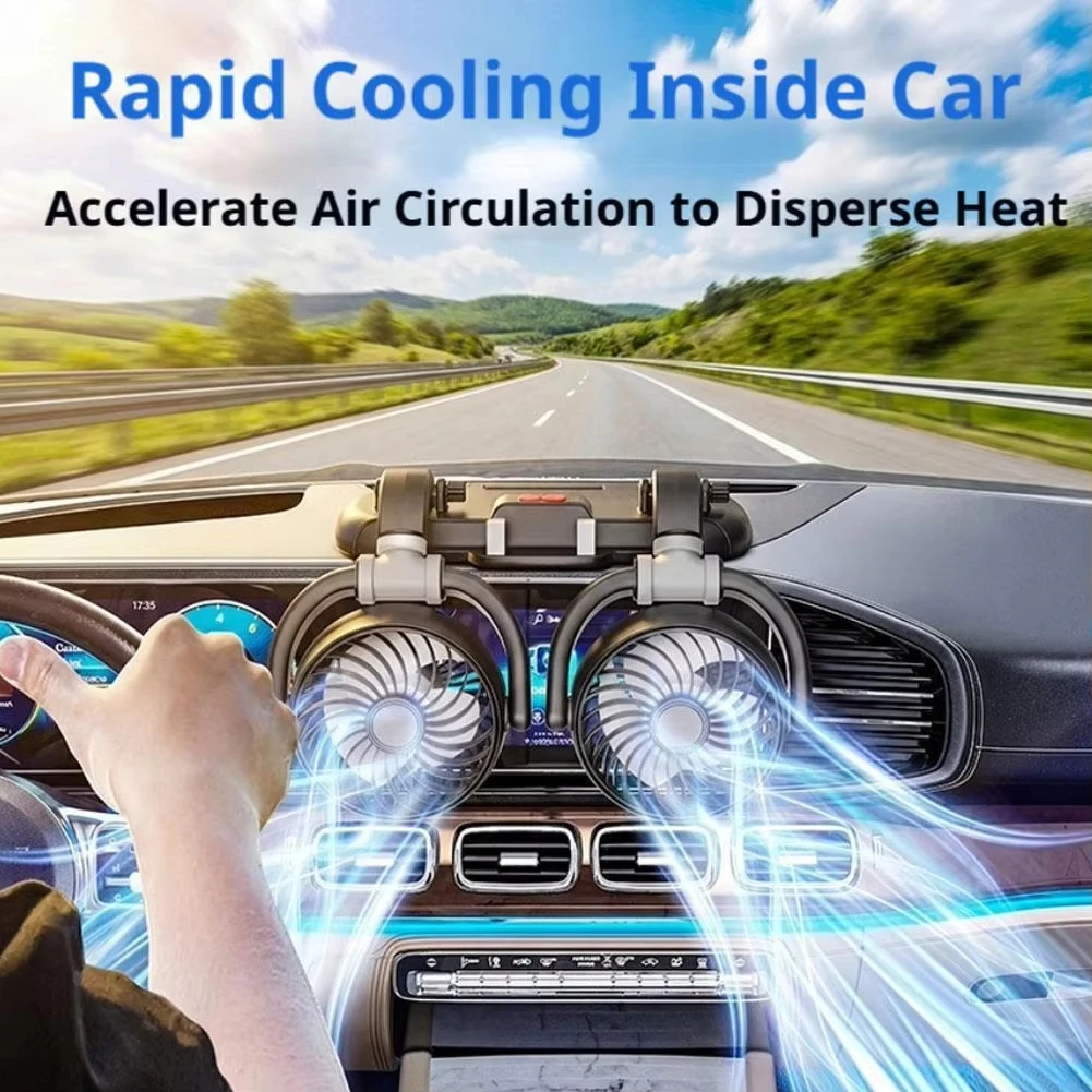 Mini USB Fan Quiet Portable USB Powered Multi-Functional 360 Rotatable 3 Speeds Adjustable Car Fan for Vehicle SUV Truck Van RV
Mini USB Fan Quiet Portable USB Powered Multi-Functional 360 Rotatable 3 Speeds Adjustable Car Fan for Vehicle SUV Truck Van RV