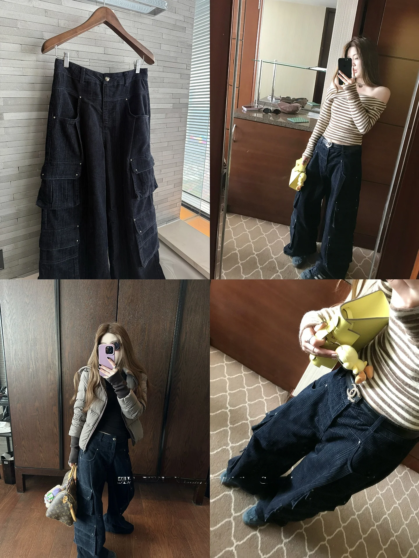 Casual Corduroy Work Pants Women's Small Design Sense Indigo Color Leisure Trousers Fashionable Straight Leg Pants for Ladies
Casual Corduroy Work Pants Women's Small Design Sense Indigo Color Leisure Trousers Fashionable Straight Leg Pants for Ladies