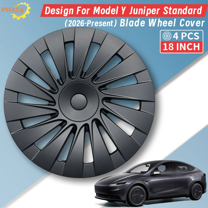 TSLLUG 4PCS for Tesla Model Y Juniper 2026 18 Inch Blade Style Hubcap Rim Cover Automobile Wheel Cap
TSLLUG 4PCS for Tesla Model Y Juniper 2026 18 Inch Blade Style Hubcap Rim Cover Automobile Wheel Cap