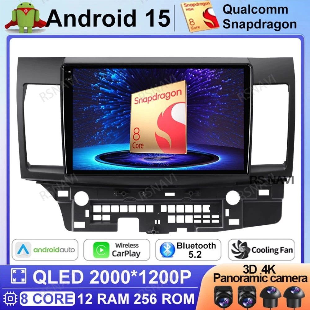Android 15 Car Radio For Mitsubishi Lancer 10 CY 2007 - 2017 Wireless Carplay Auto DSP 5G WIFI QLED DVD BT Multimedia Navigation
Android 15 Car Radio For Mitsubishi Lancer 10 CY 2007 - 2017 Wireless Carplay Auto DSP 5G WIFI QLED DVD BT Multimedia Navigation