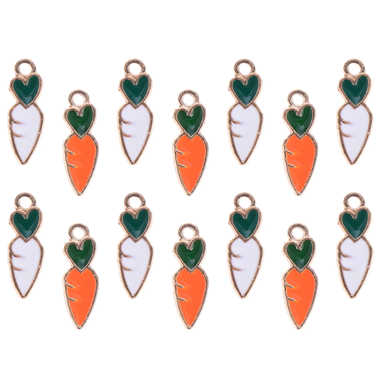 40pcs Carrot Pendant 20 Red 20 White Dripping Oil Hanging Adornment Jewelry Accessories Easter Party DIY Craft Necklace Bracelet
40pcs Carrot Pendant 20 Red 20 White Dripping Oil Hanging Adornment Jewelry Accessories Easter Party DIY Craft Necklace Bracelet