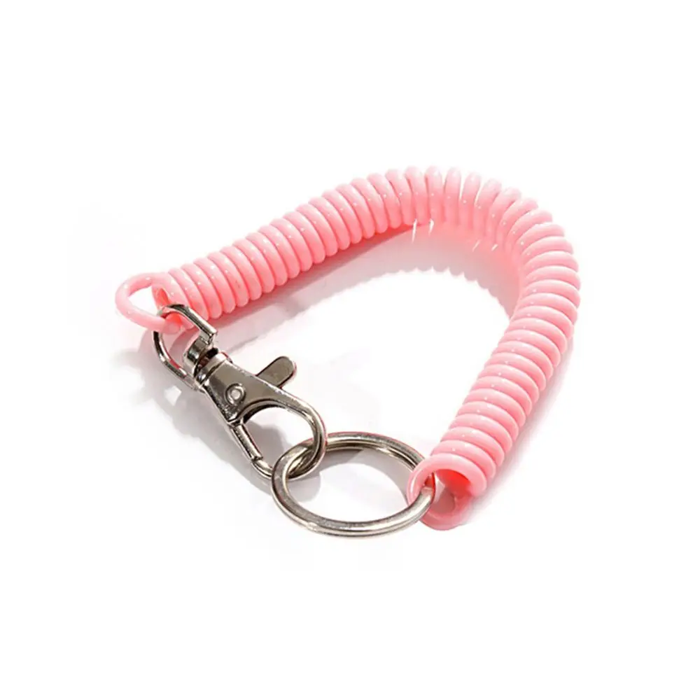 Metal Carabiner Stretch Wristband Keyring Anti-lost Spring Rope Key Ring Wrist Coil Key Cord Clasp Spiral Stretch Keychain
Metal Carabiner Stretch Wristband Keyring Anti-lost Spring Rope Key Ring Wrist Coil Key Cord Clasp Spiral Stretch Keychain