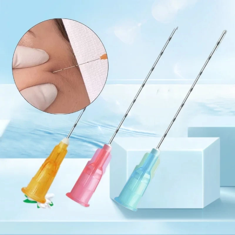 Blunt Tip Micro Cannula Sterile microcannula 25g 50mm 14g 90mm 18g Needle for Injectable Hyaluronic Acid Fillers
Blunt Tip Micro Cannula Sterile microcannula 25g 50mm 14g 90mm 18g Needle for Injectable Hyaluronic Acid Fillers