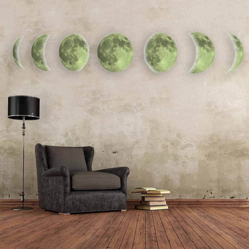 Fluorescent Moon Phase Picture Sticker Wall Mural Glow in The Dark Decal Stickers Luminous Fluorescence
Fluorescent Moon Phase Picture Sticker Wall Mural Glow in The Dark Decal Stickers Luminous Fluorescence