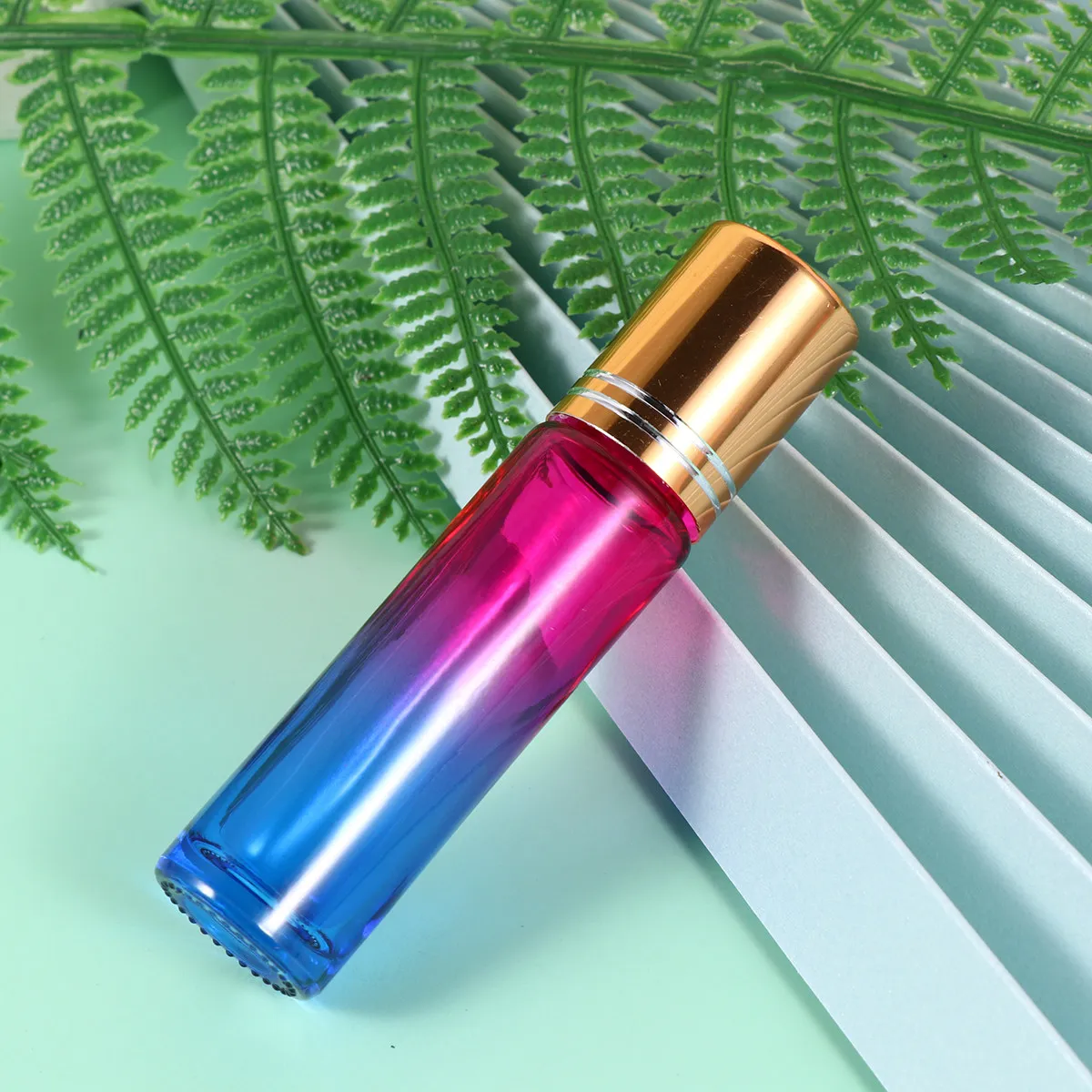 10Pcs Roll-on Bottles Gradient Color Empty Refillable Mini Oil Roller Subpackaging Bottle Portable Essential Oil Cosmetics
10Pcs Roll-on Bottles Gradient Color Empty Refillable Mini Oil Roller Subpackaging Bottle Portable Essential Oil Cosmetics