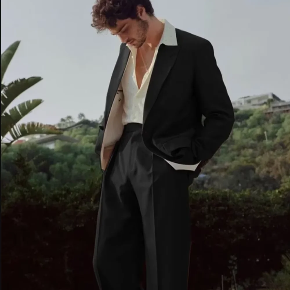 New Arrival Handsome Suits For Men Single Breasted Notch Lapel 2 Piece Jacket Pants Tailor-made Set Fashion Causal Daily
New Arrival Handsome Suits For Men Single Breasted Notch Lapel 2 Piece Jacket Pants Tailor-made Set Fashion Causal Daily